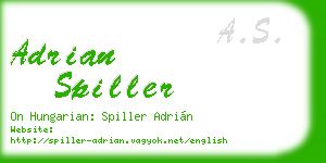 adrian spiller business card